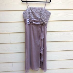 David’s Bridal Chiffon Dress